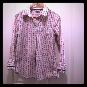 Stylus neon pineapple button down